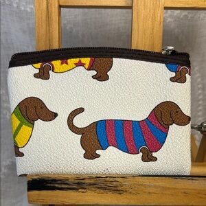 Mollis dachshund coin wallet